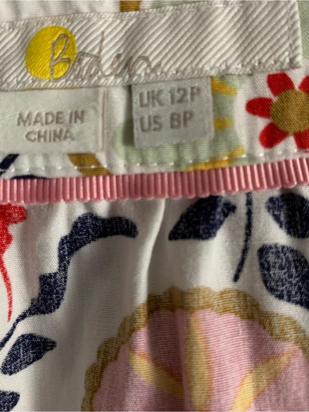 Boden Skirt Womens 8P Poplin Floral Tiered Maxi Pockets Preppy Boho Festival - Picture 9 of 11